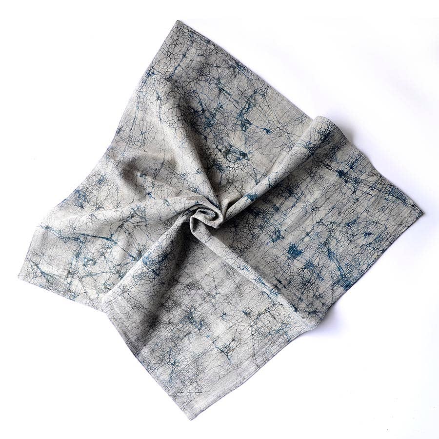Almost Solid White Organic Cloth Napkins (Set of 4) -Morning