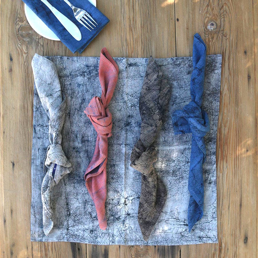 Plant & Mineral Dyed Cotton Napkins (Set of 4) | Pink Dawn