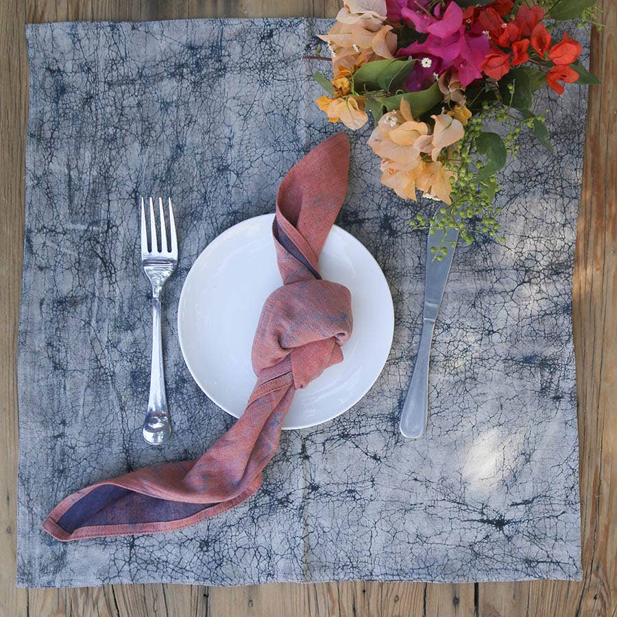 Plant & Mineral Dyed Cotton Napkins (Set of 4) | Pink Dawn