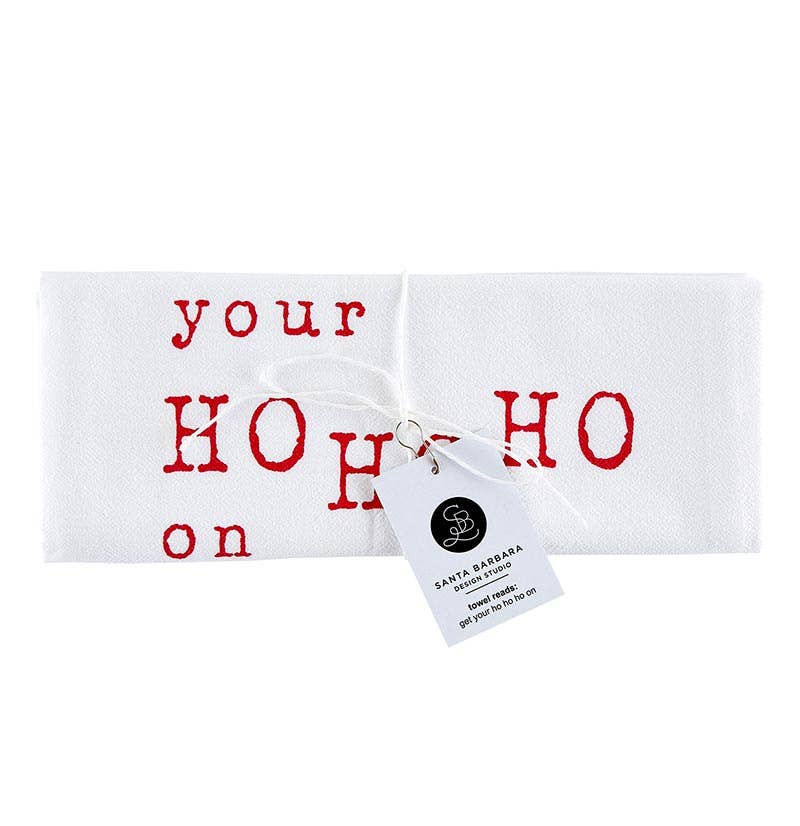 Face to Face Thirsty Boy Towel - Ho Ho Ho