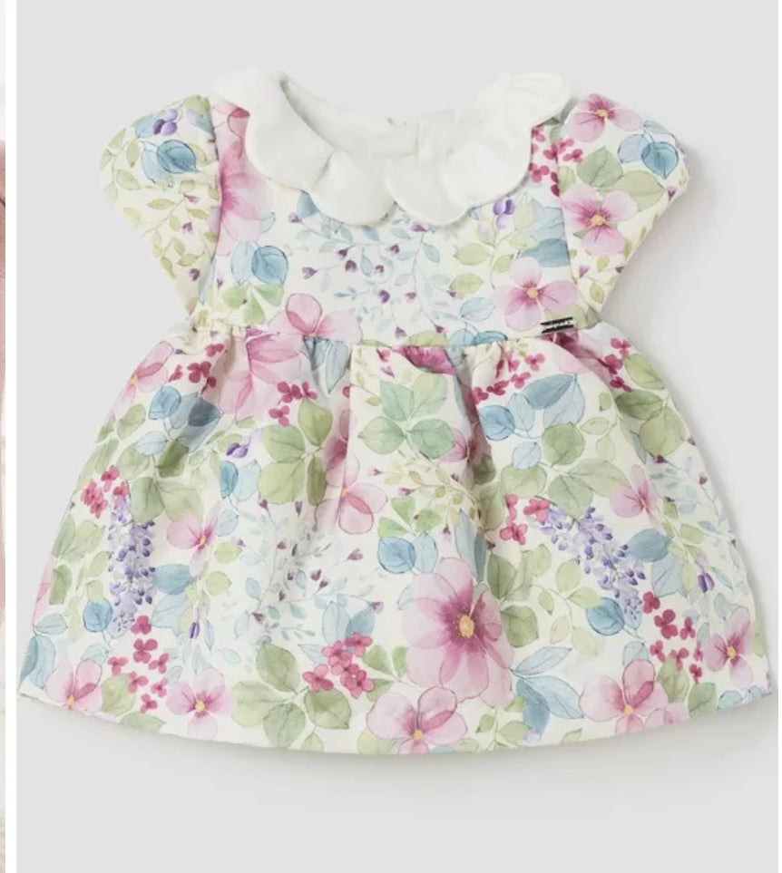 Mauve Floral Dress
