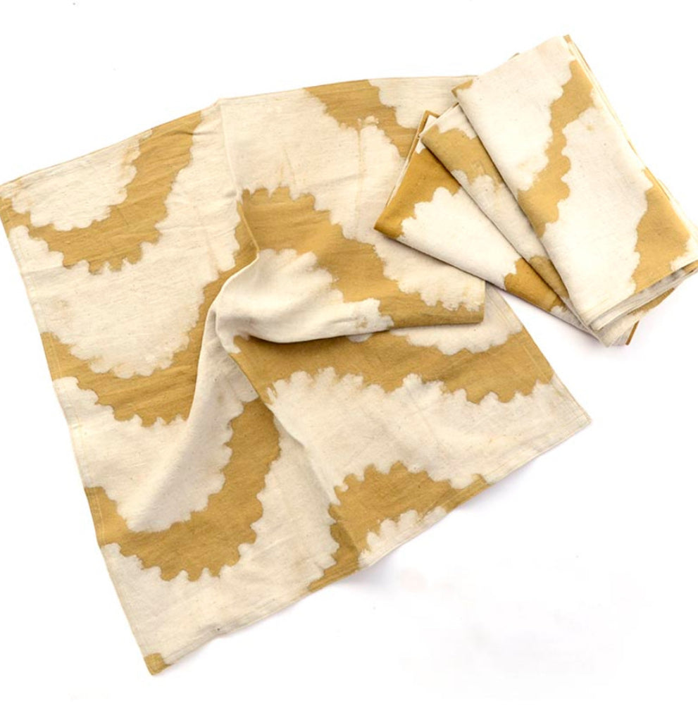 Golden Rays Napkins (Set of 4)