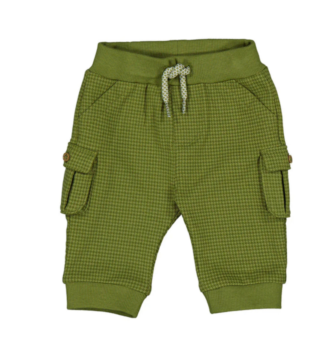 Green Plush Cargo Pants