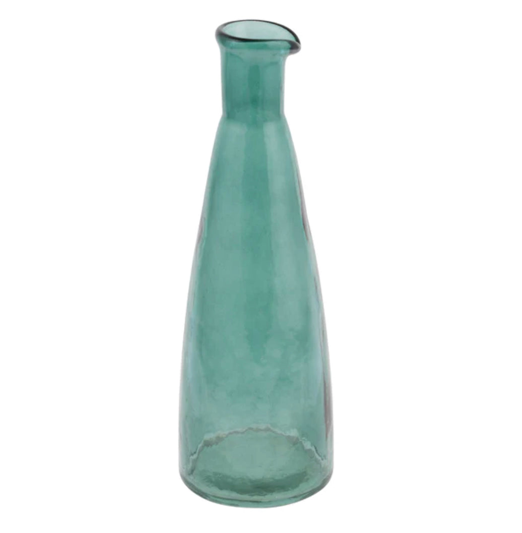 Hammered Glass Drinking Carafe