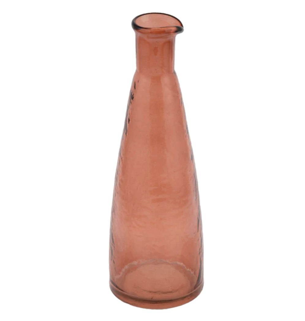 Hammered Glass Drinking Carafe