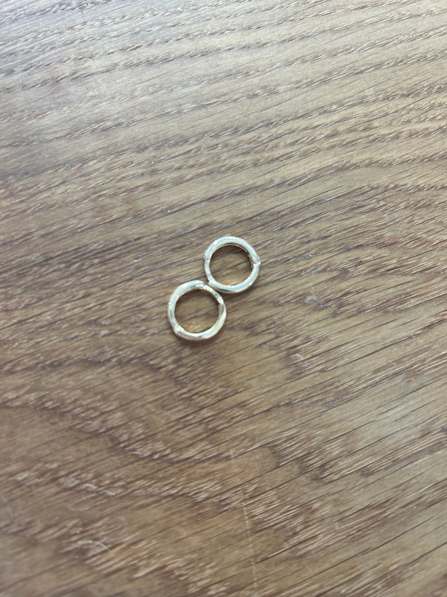 Gold Filled Plain 11mm Hoop Huggies