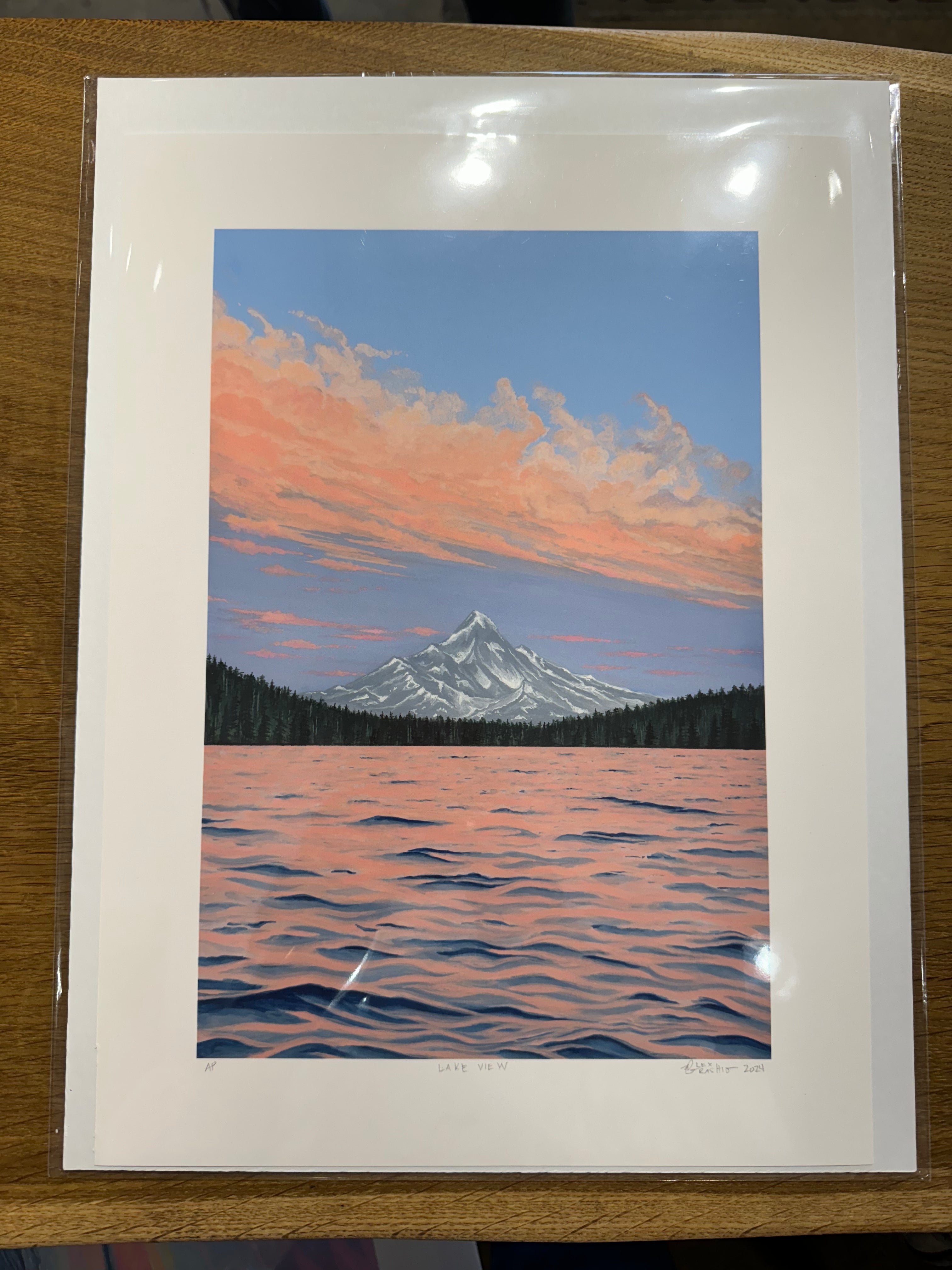 Lake View Giclee Fine Art Print