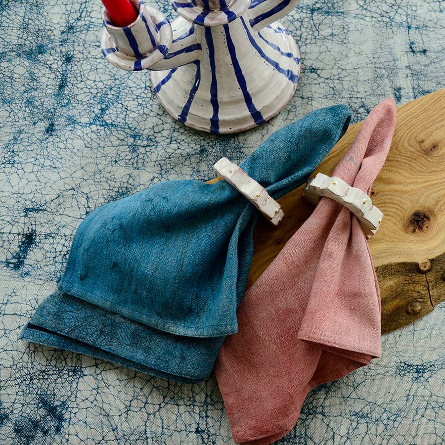 Plant & Mineral Dyed Cotton Napkins (Set of 4) | Pink Dawn
