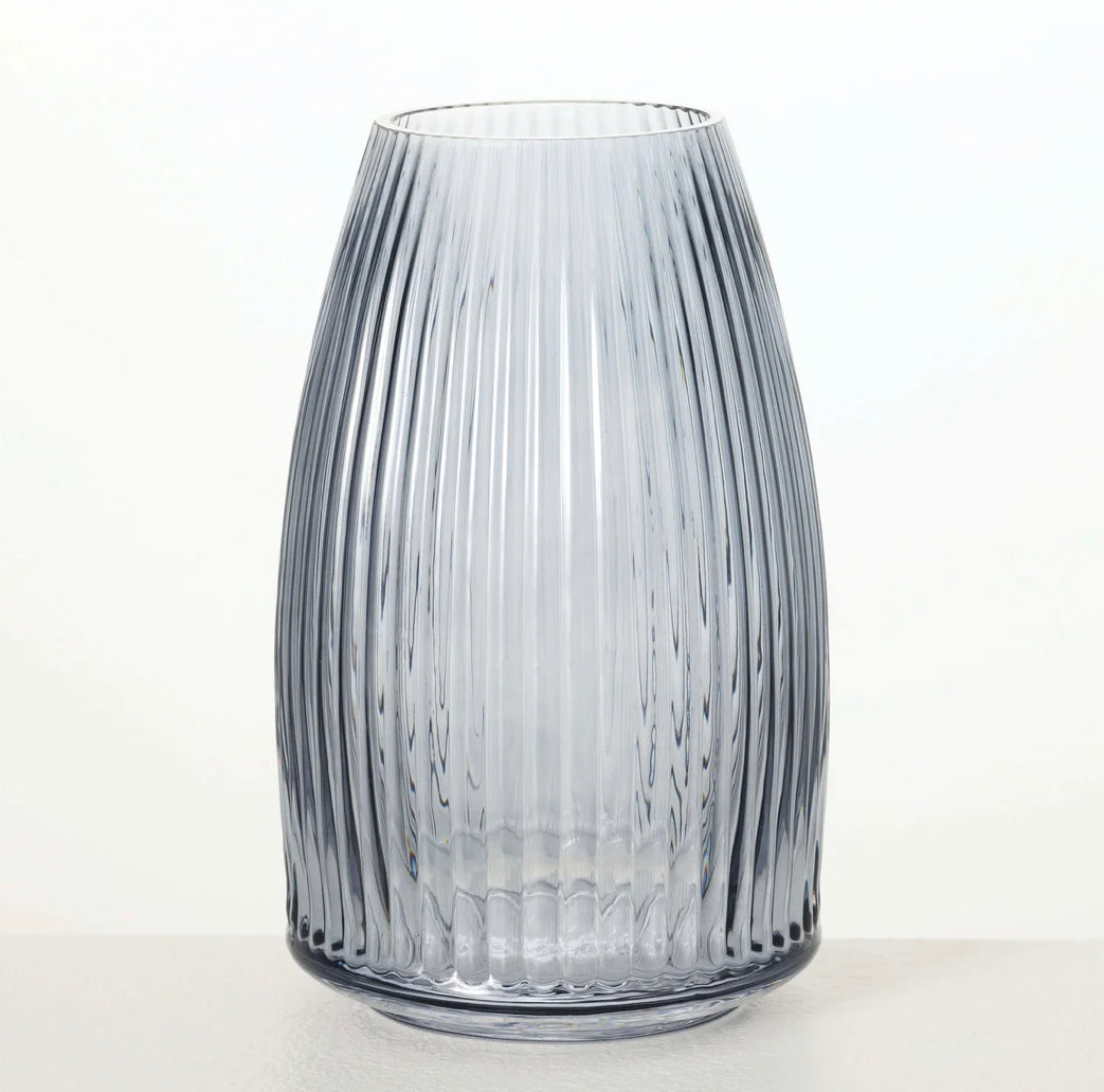 Ribbed Vases