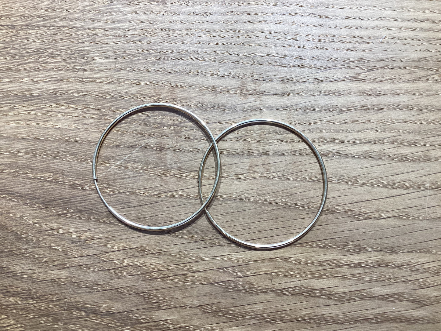 Large Thin 14K Hoops