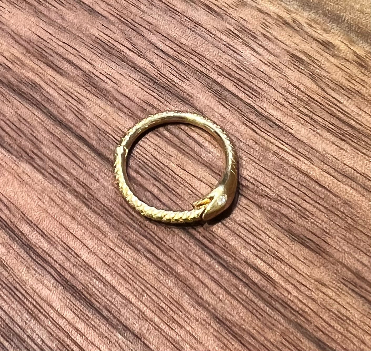 Snake Enhancer with Diamond 14K