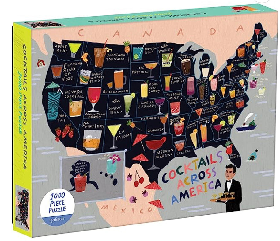 Cocktail Map of the USA