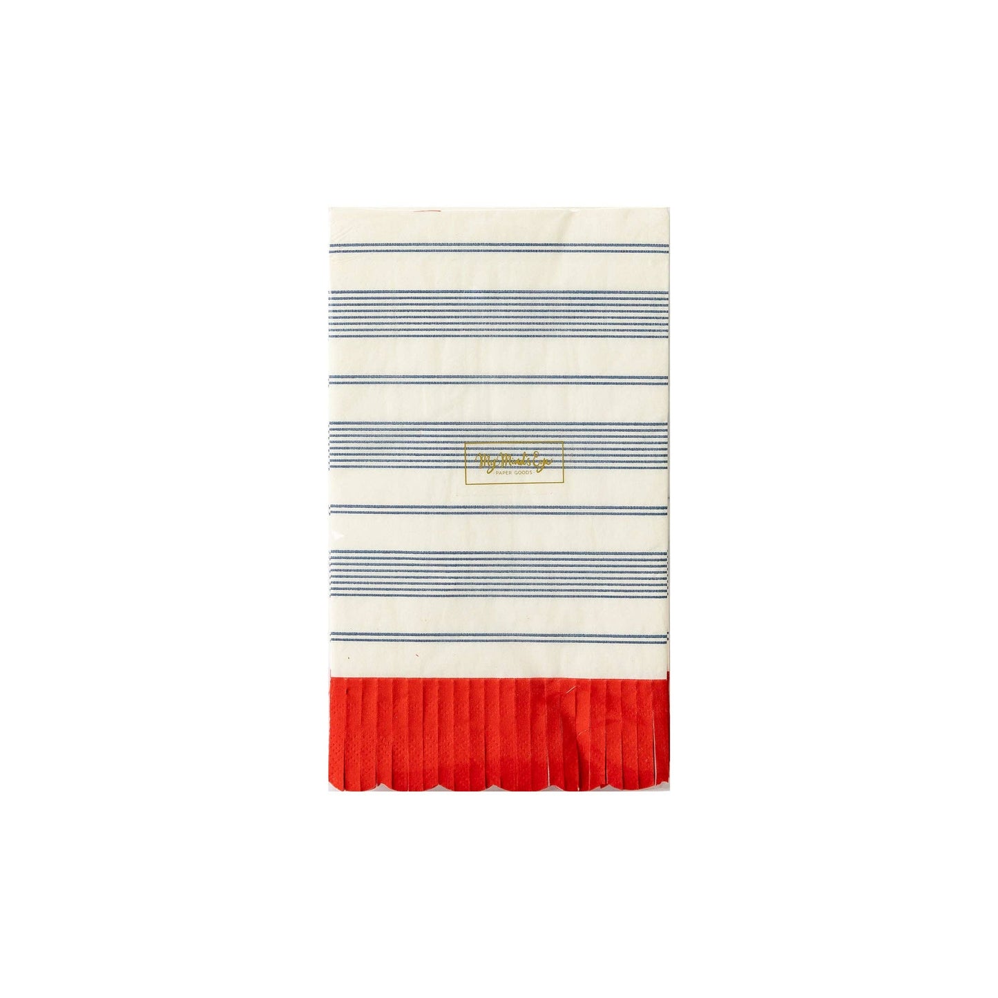 Striped Scallop Dinner Napkin