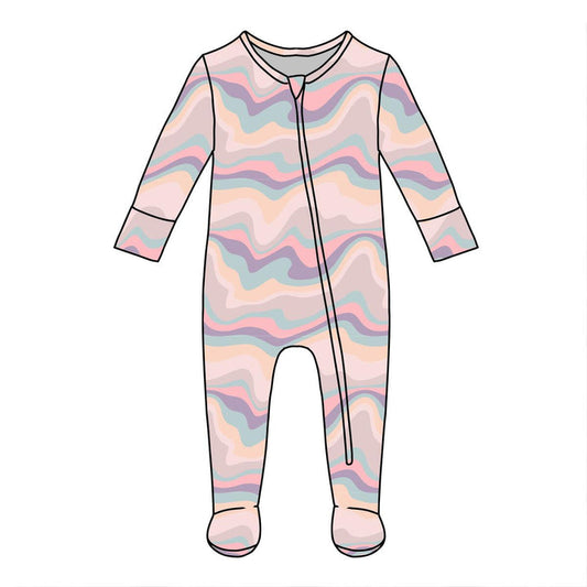 Bestaroo Pastel Swirl Footie