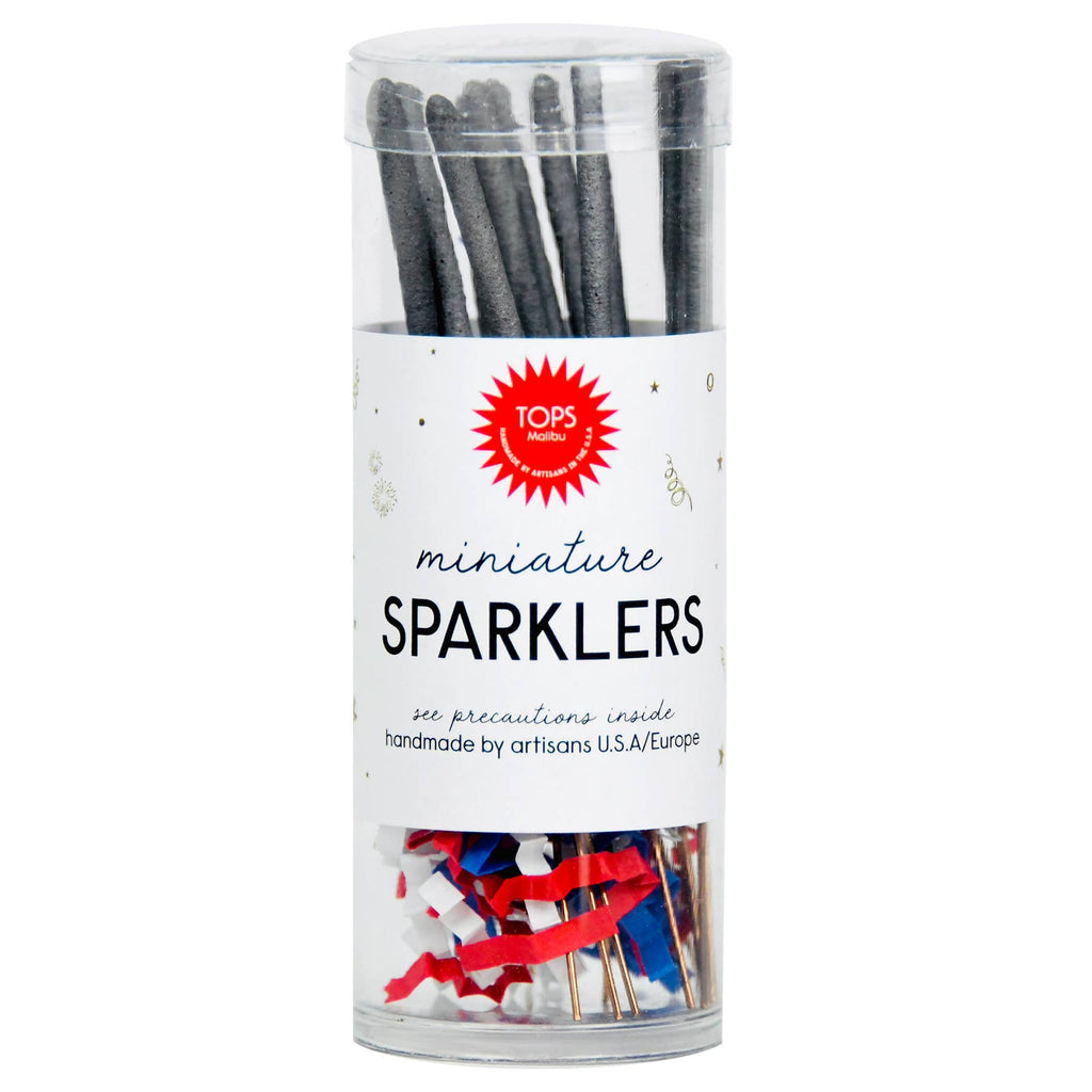 4" Mini Sparklers - 4th of July - Tube of 12
