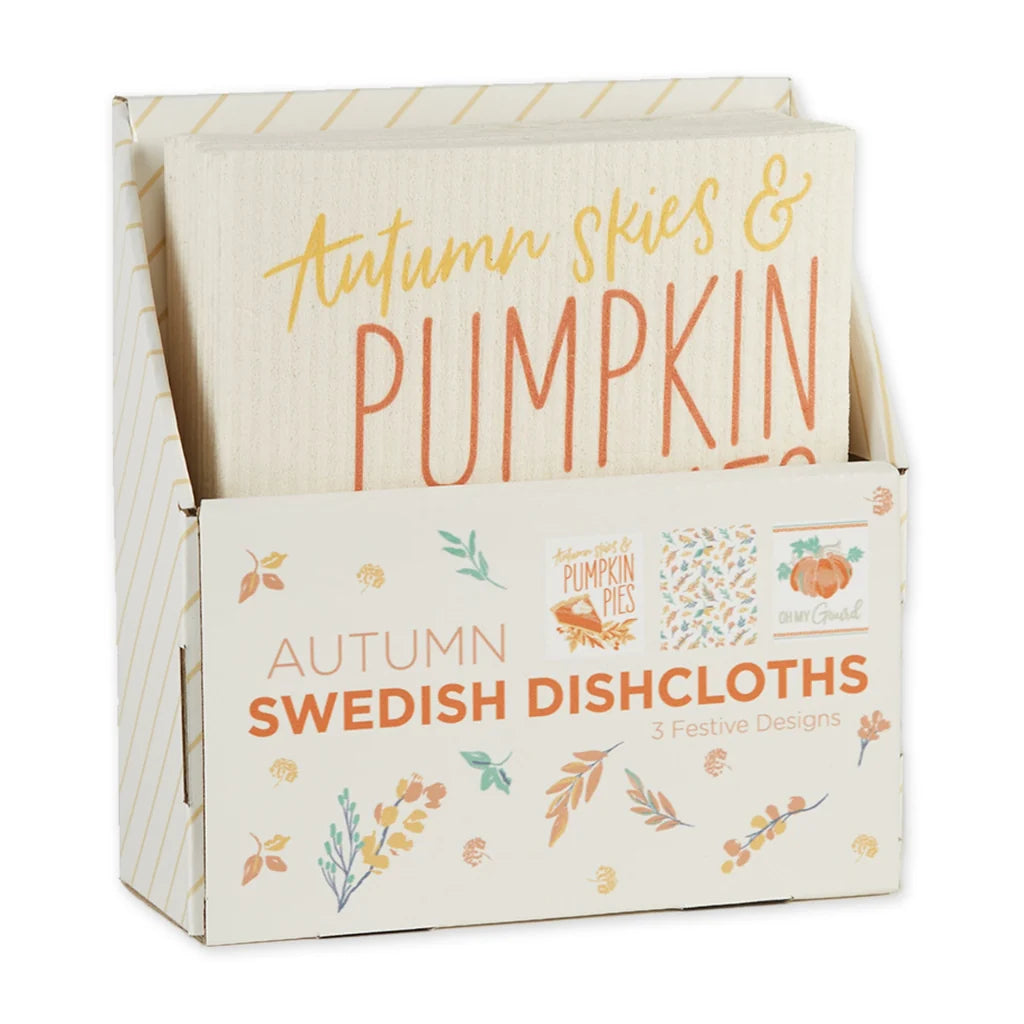 Autumn Afternoon Swedish Dishcloth