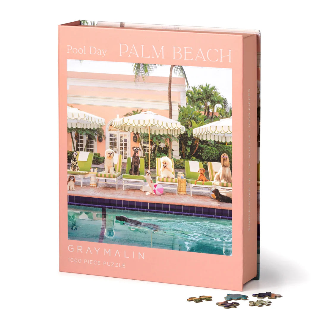 Gray Malin Pool Day Palm Beach Book Box Puzzle