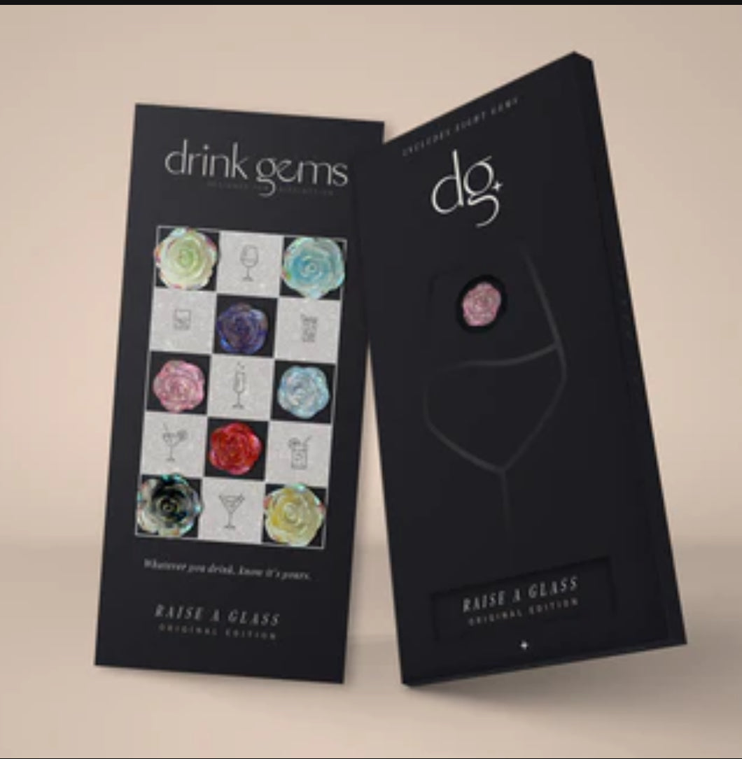 Drink Gems Wine Charms