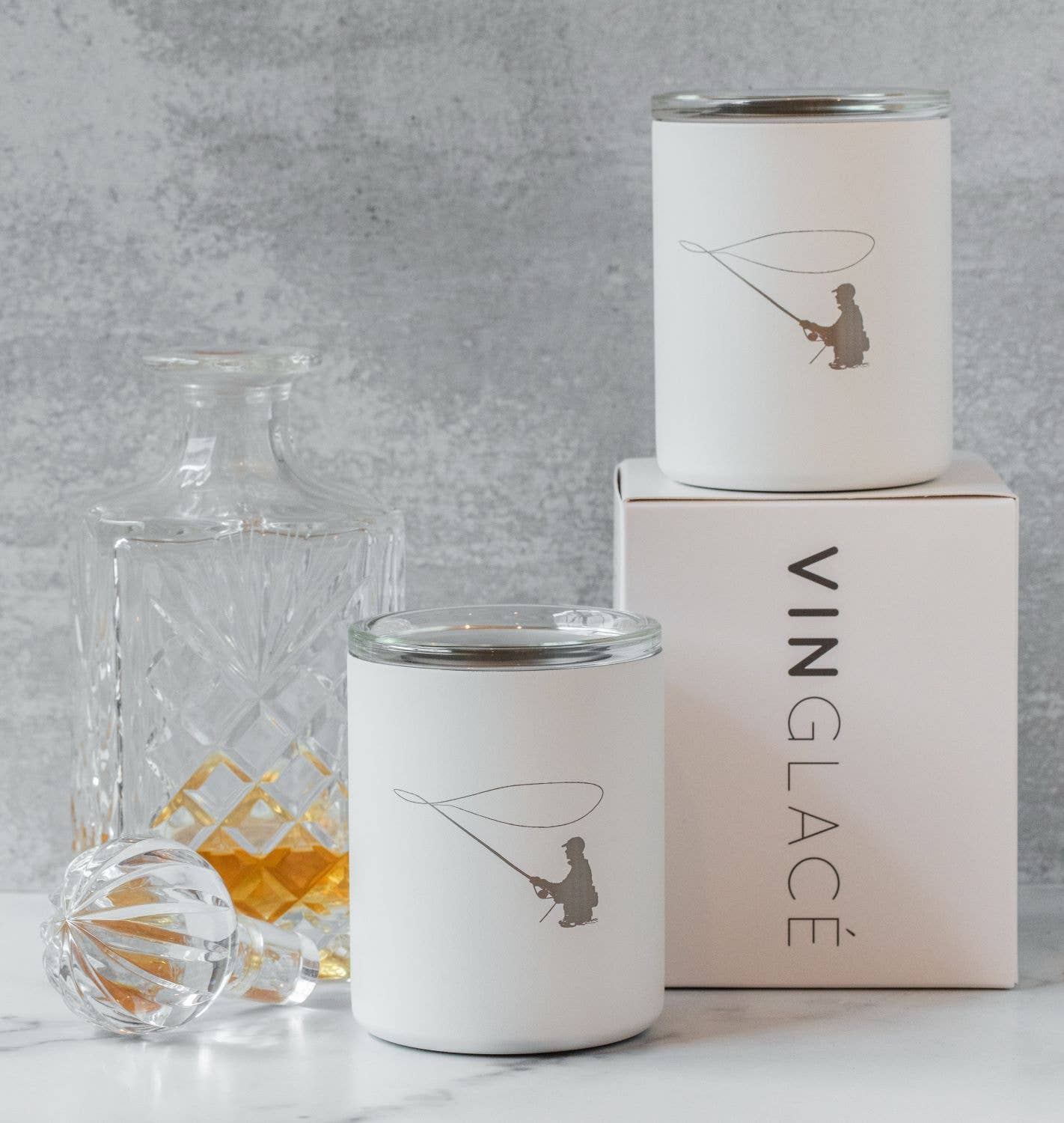 Glass Lined Whiskey Low Ball