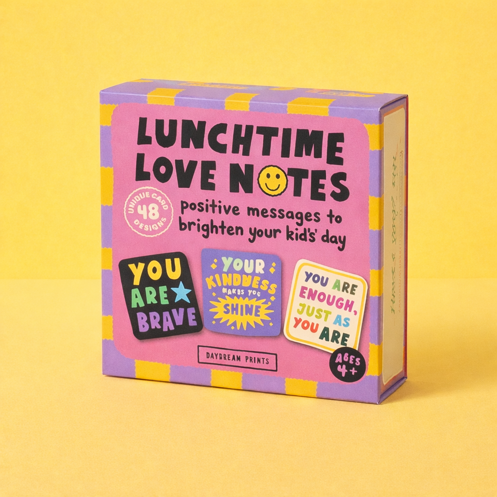 Kids Lunchbox Affirmation Cards | Lunchtime Love Notes