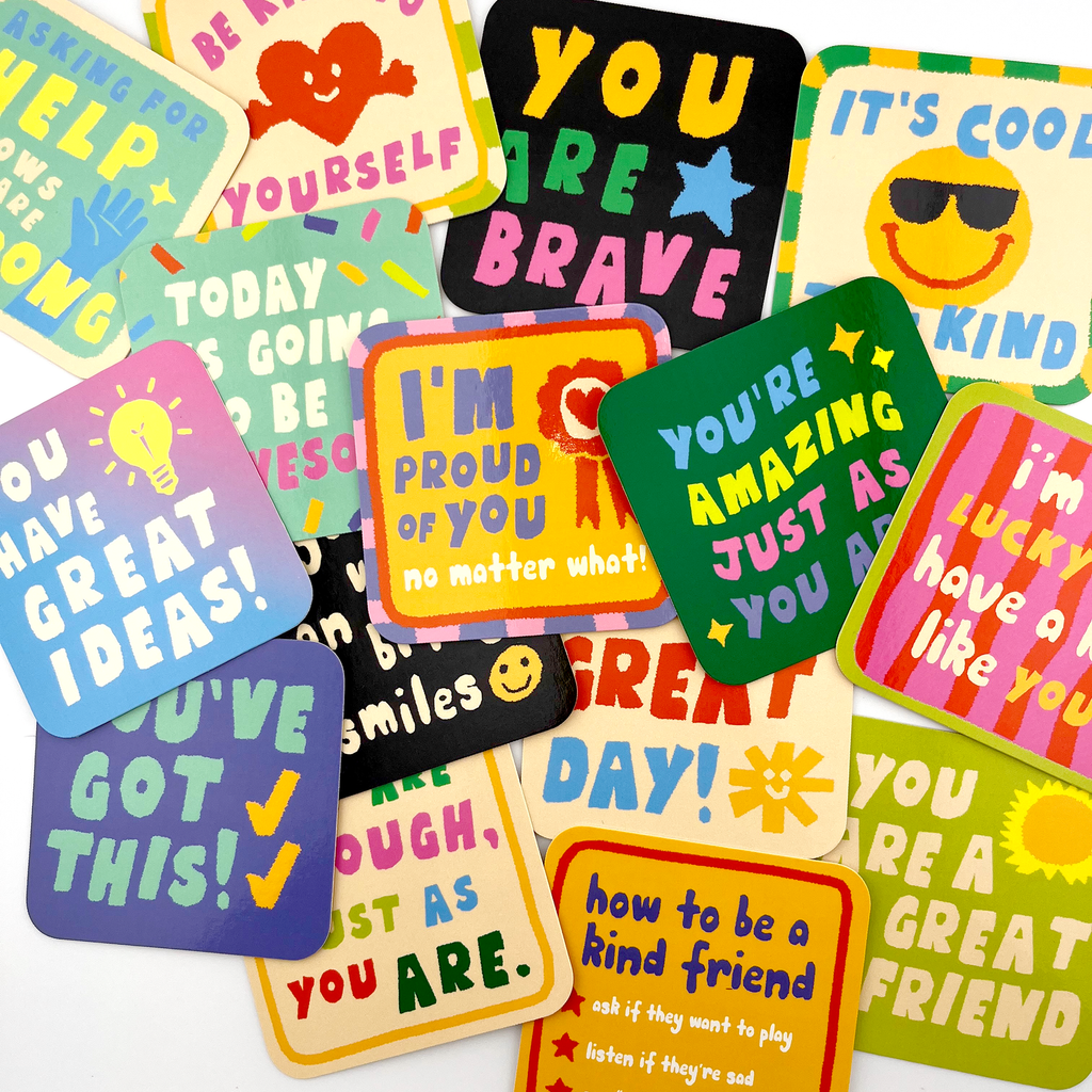 Kids Lunchbox Affirmation Cards | Lunchtime Love Notes