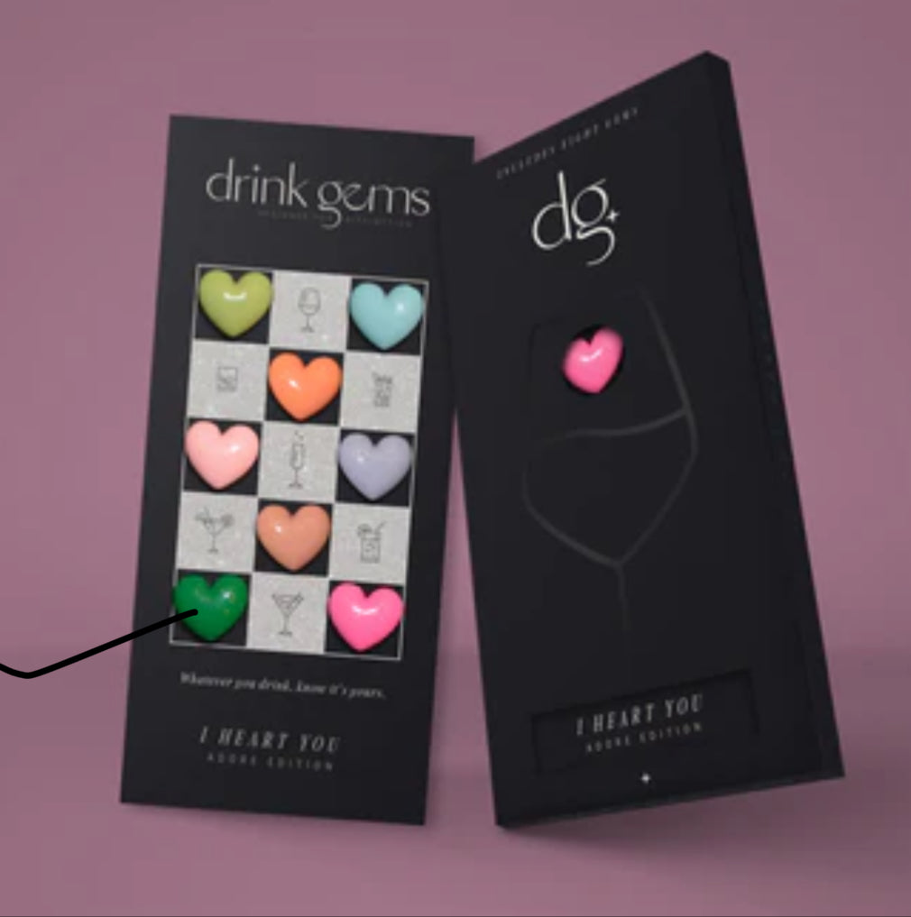 Drink Gems Wine Charms