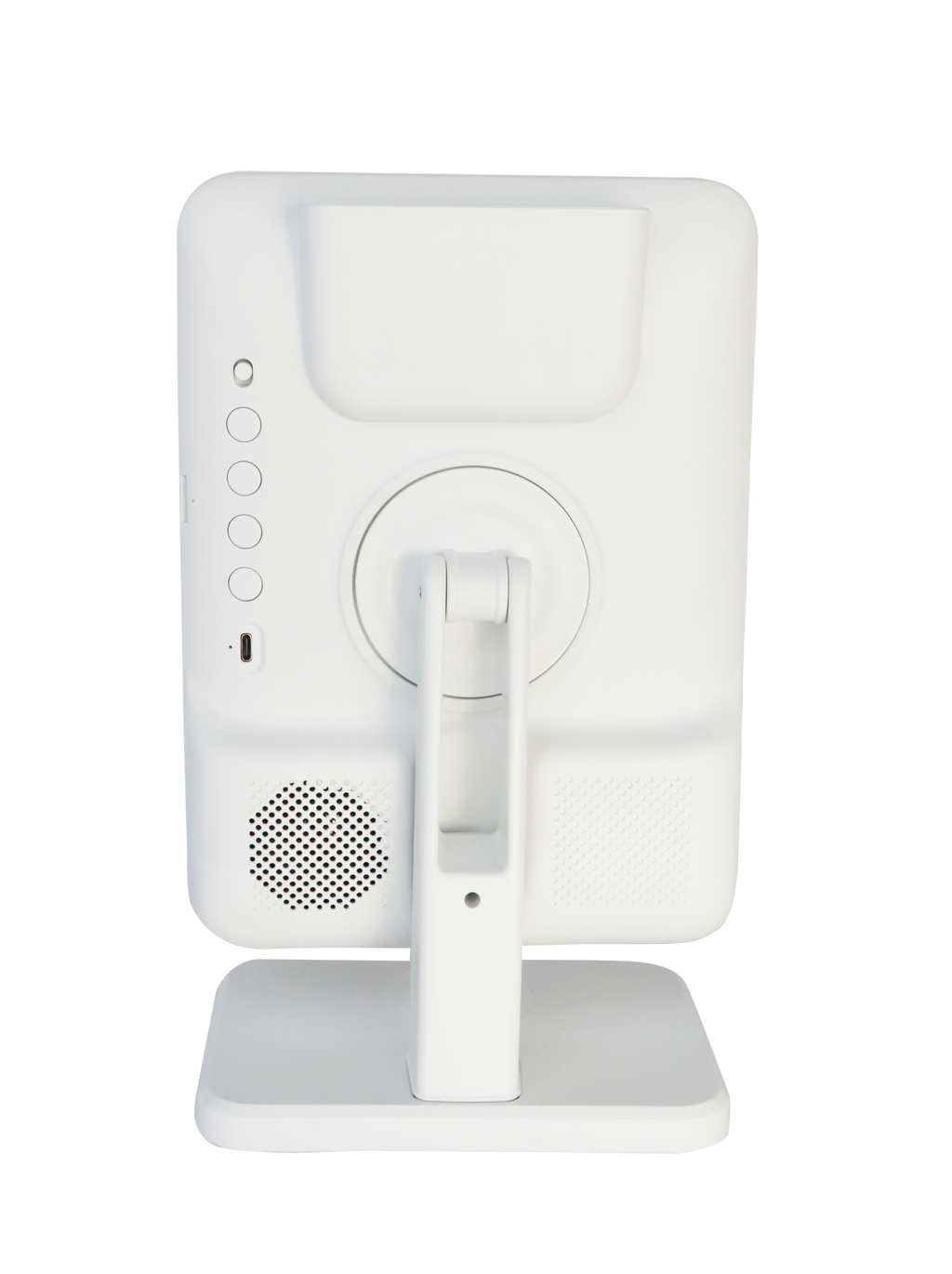 Glam Studio Vanity Mirror and Bluetooth Speaker-White