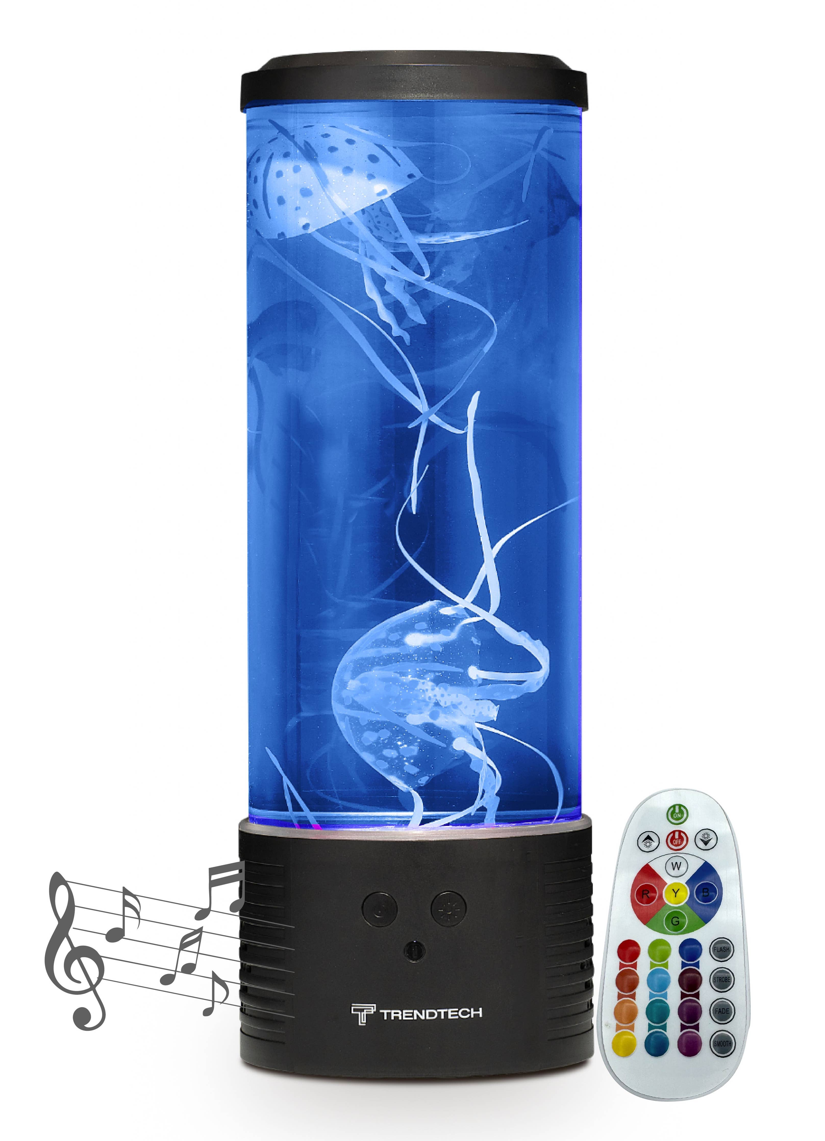 Lumina Jellyfish Mood Lamp with Bluetooth Speaker-14"