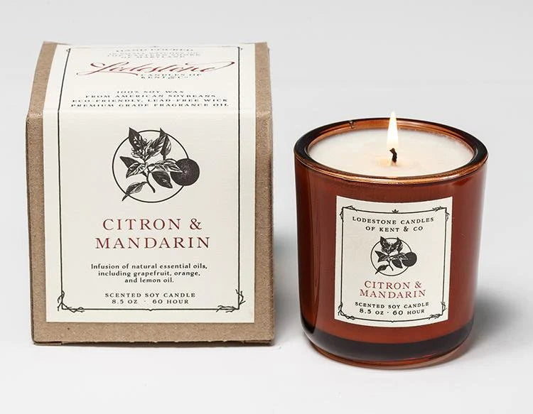 Lodestone Candle Citron and Mandarin