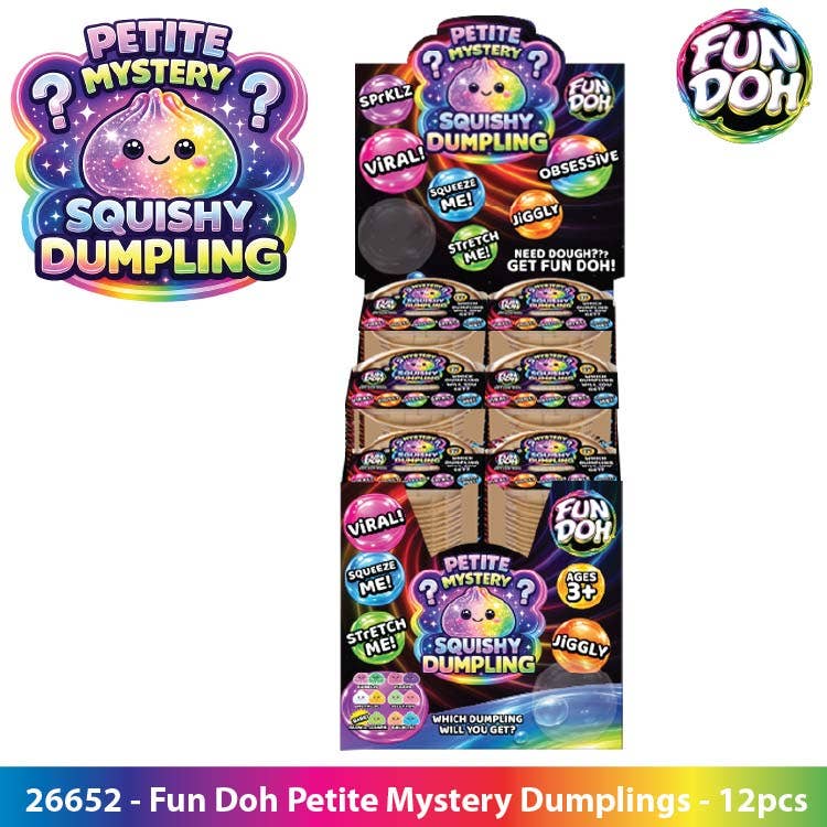 Fun Doh Squishy Mystery Mini Petite 2.5" Dumpling