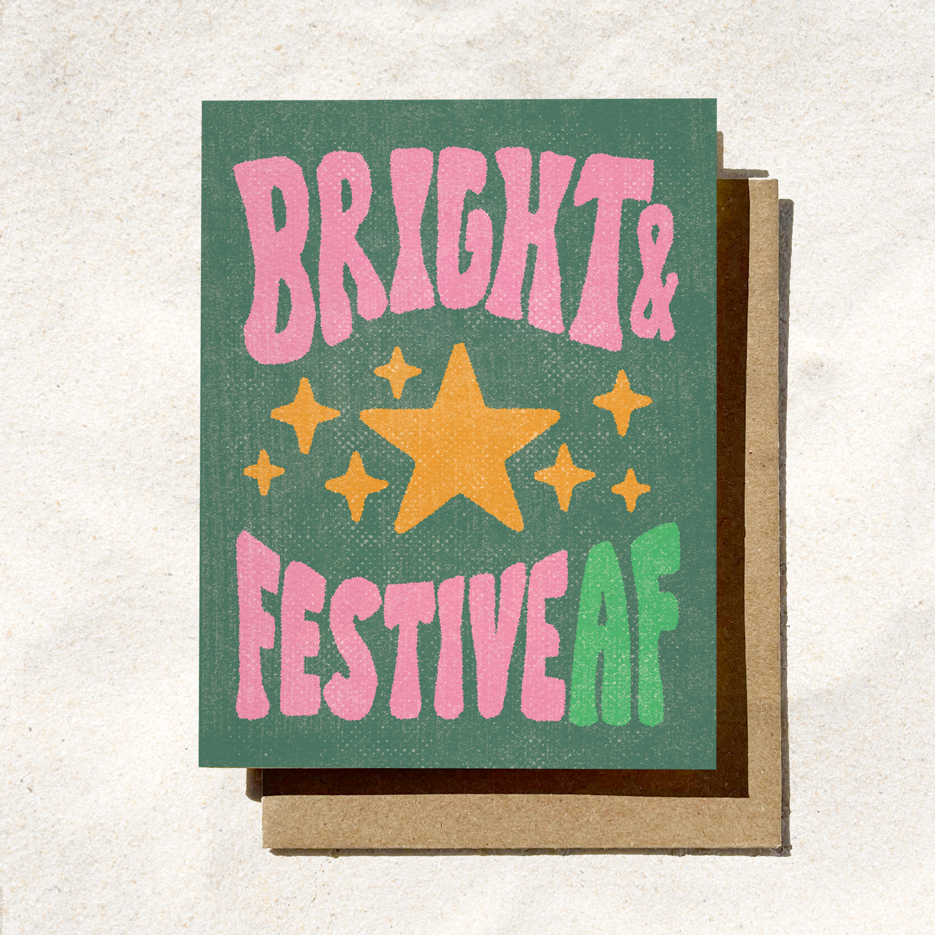 Bright & Festive AF Holiday Card