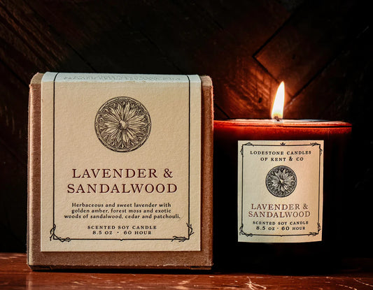 Lodestone Candle Lavender & Sandalwood