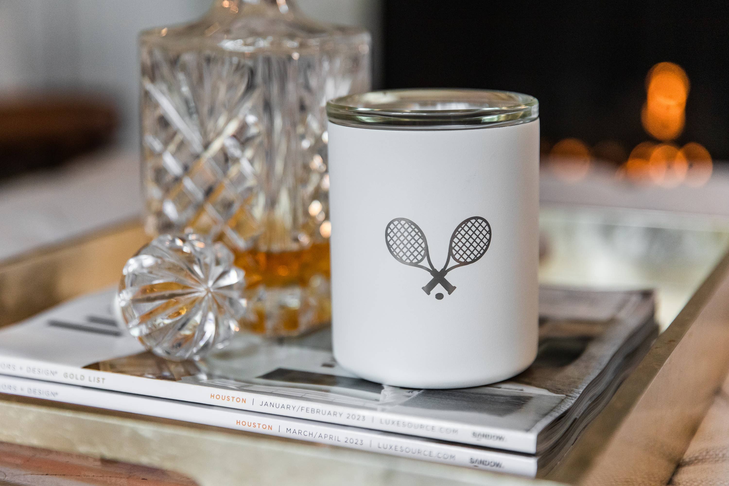 Glass Lined Whiskey Low Ball