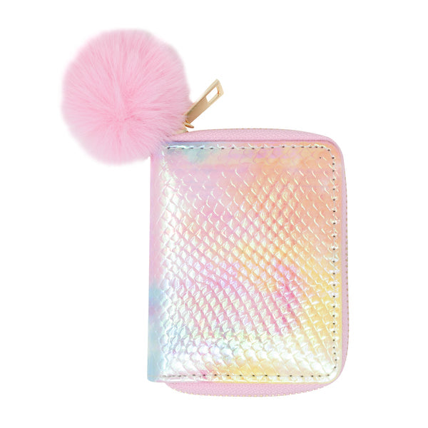 Shiny Tie Dye Scale Wallet