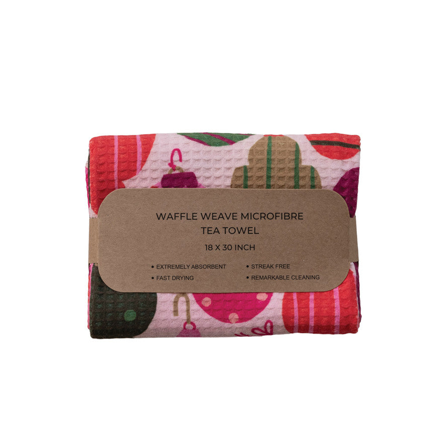 Woven Printed Microfibre Tea Towel