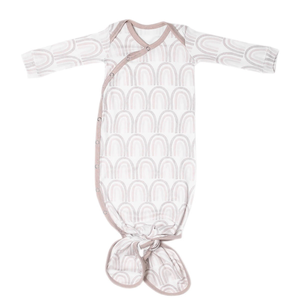Copper Pearl Newborn Knotted Gown