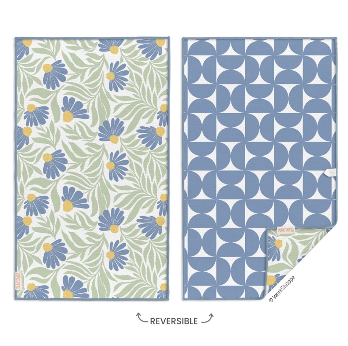 Microfiber Kitchen Towel Reversible