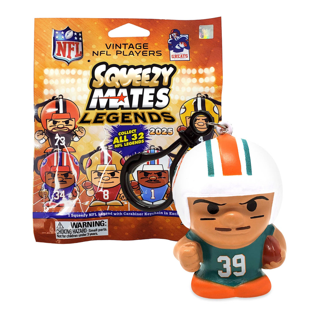 NFL SqueezyMates Legends Gravity Feed Display 2025