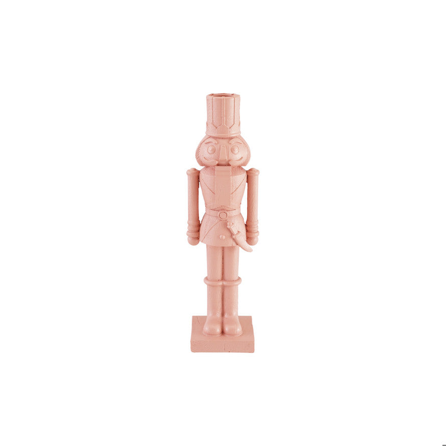 Resin Nutcracker Shaped Taper Holder