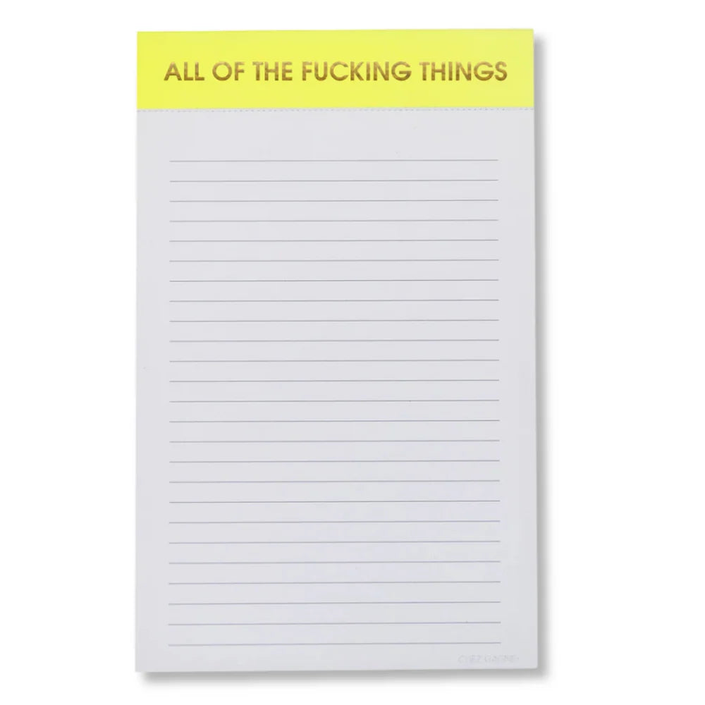 Chez Gagne Phrase Notepads