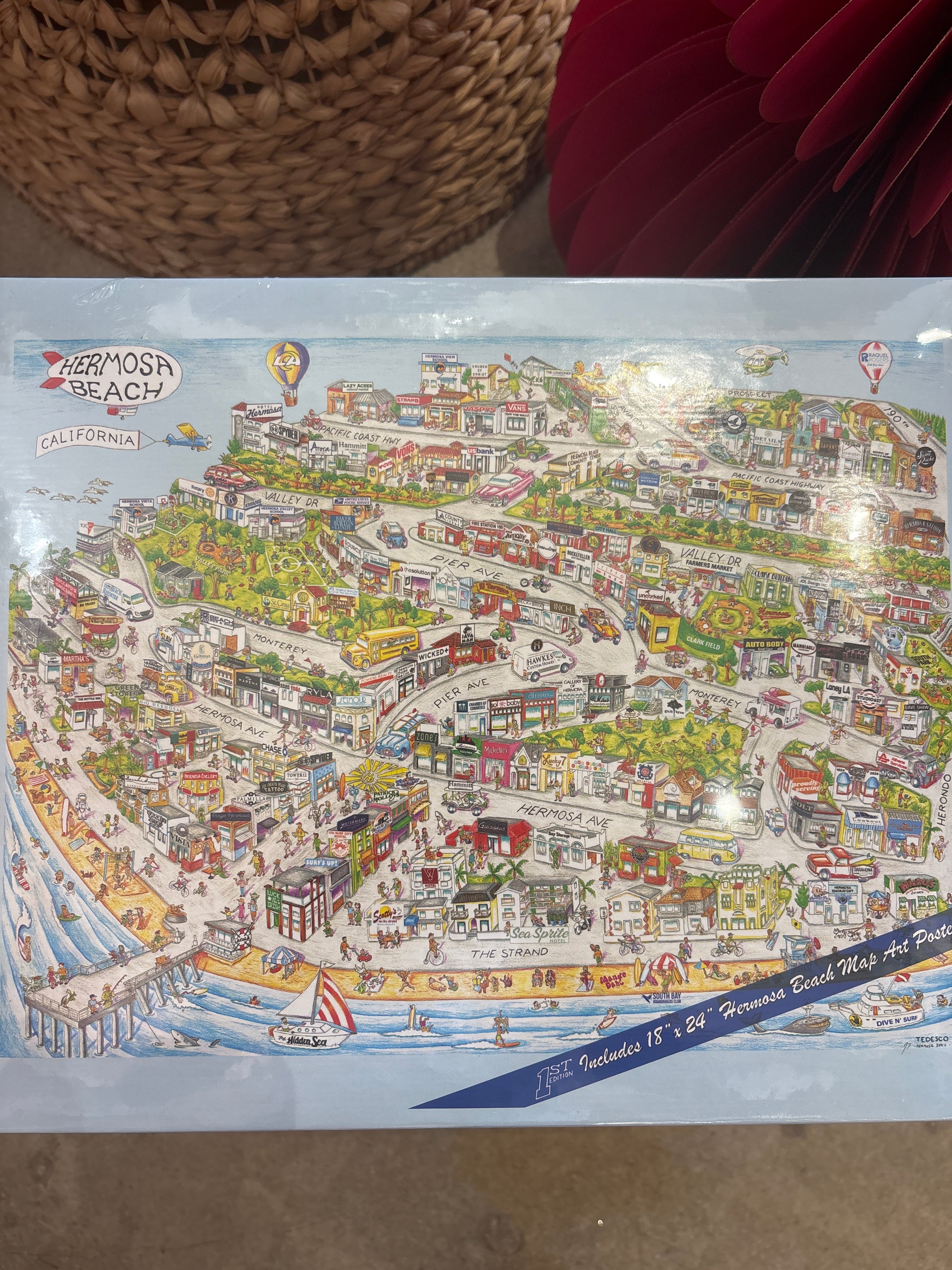 Map of Hermosa Puzzle