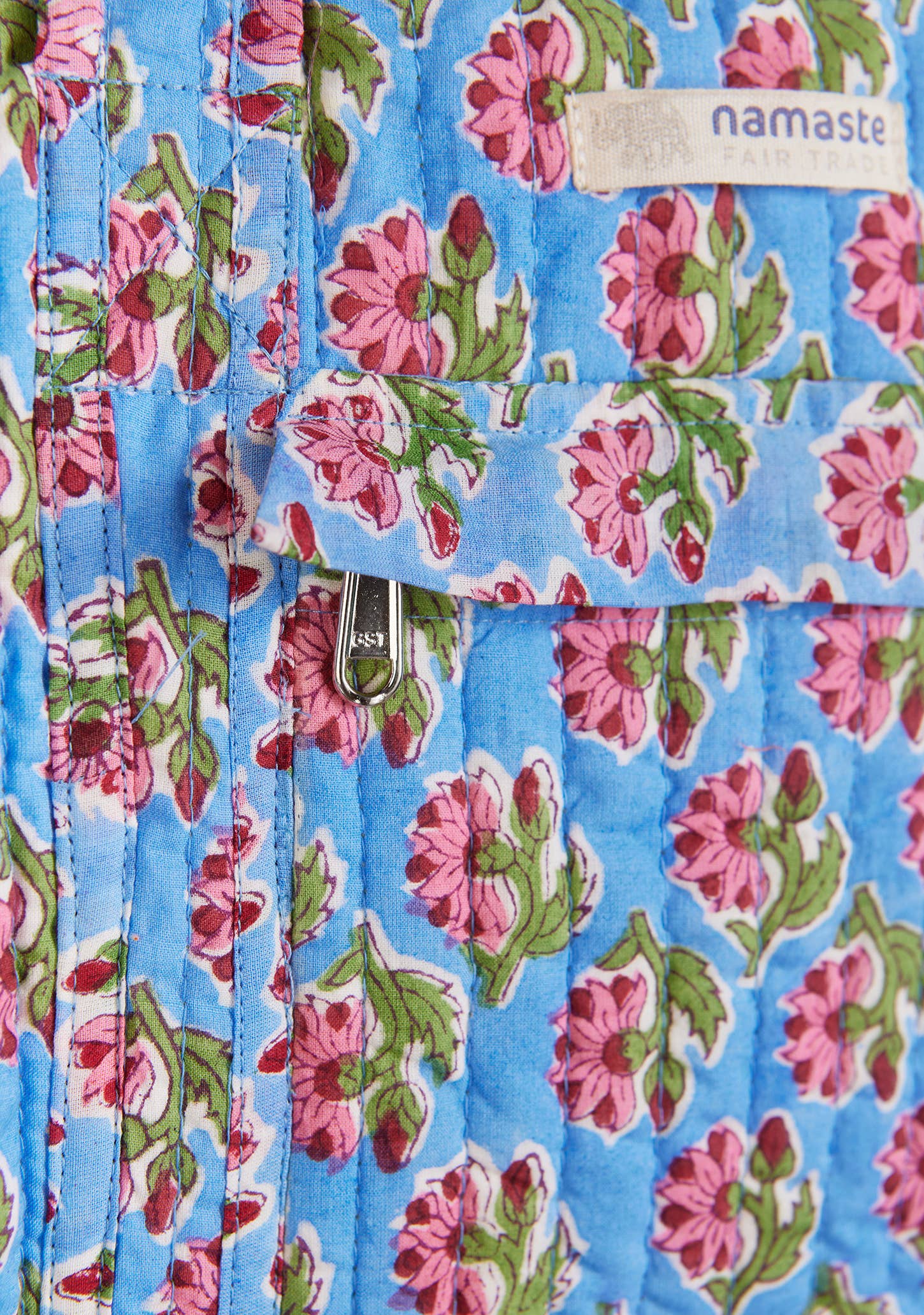 Taruni Vintage Floral Quilted Tote Bag