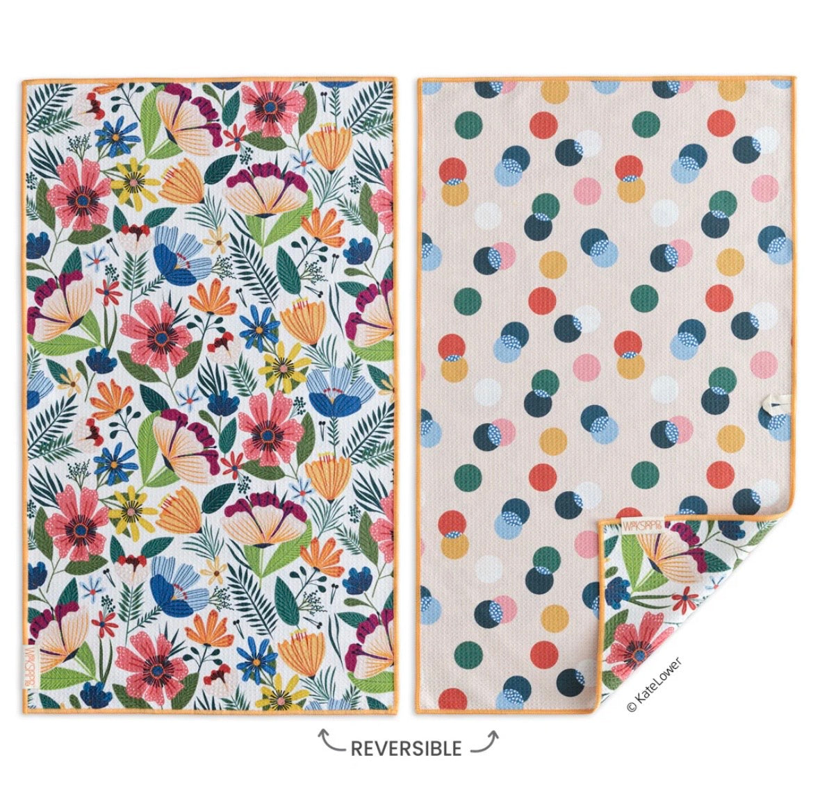 Microfiber Kitchen Towel Reversible