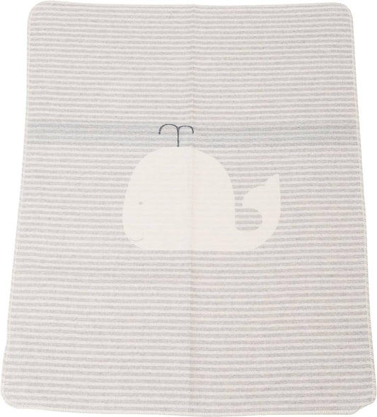 JUWEL Baby Blanket Whale/Stripes