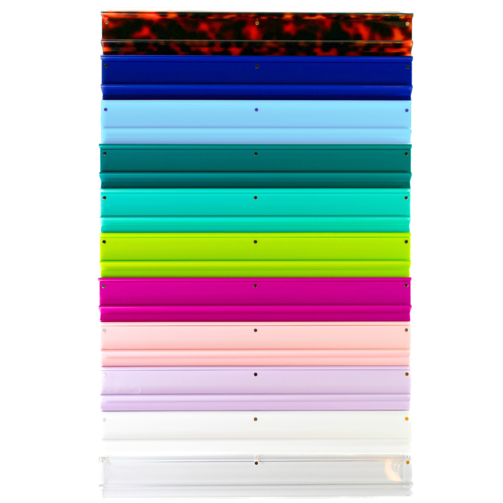 Premium Acrylic Mahjong Racks | 4 Racks + 4 Pushers
