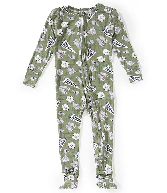 Copper Pearl Convertible Zip-Up Footie