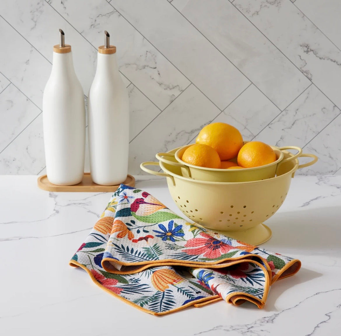 Microfiber Kitchen Towel Reversible