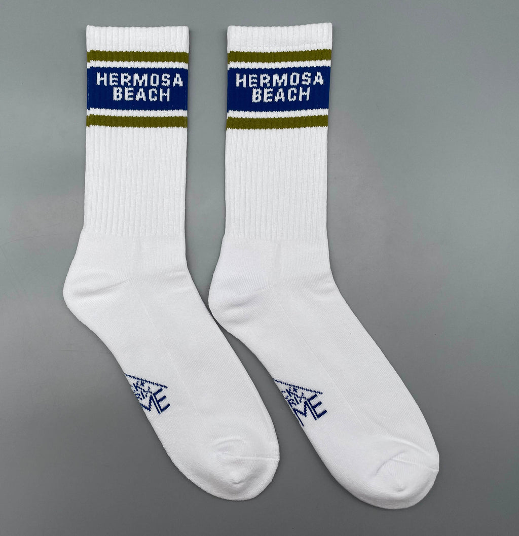 Hermosa Beach Crew Socks