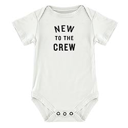 New To The Crew Snap Shirt 0-3m