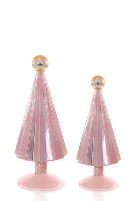 Pleated Tree Light Pink/Gold